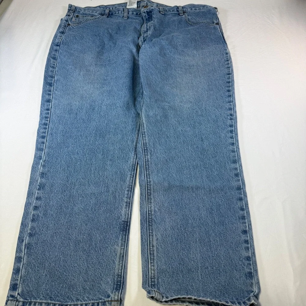 Carhartt‎ B18 Blue Jeans Men's Big & Tall Size 48X30 Straight Traditional Fit